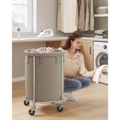 18.5 Gal. Laundry Basket with Wheels
