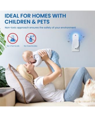 Plug-in Electric Bug Zapper Mosquito Flying Insect Trap - 3 Refills