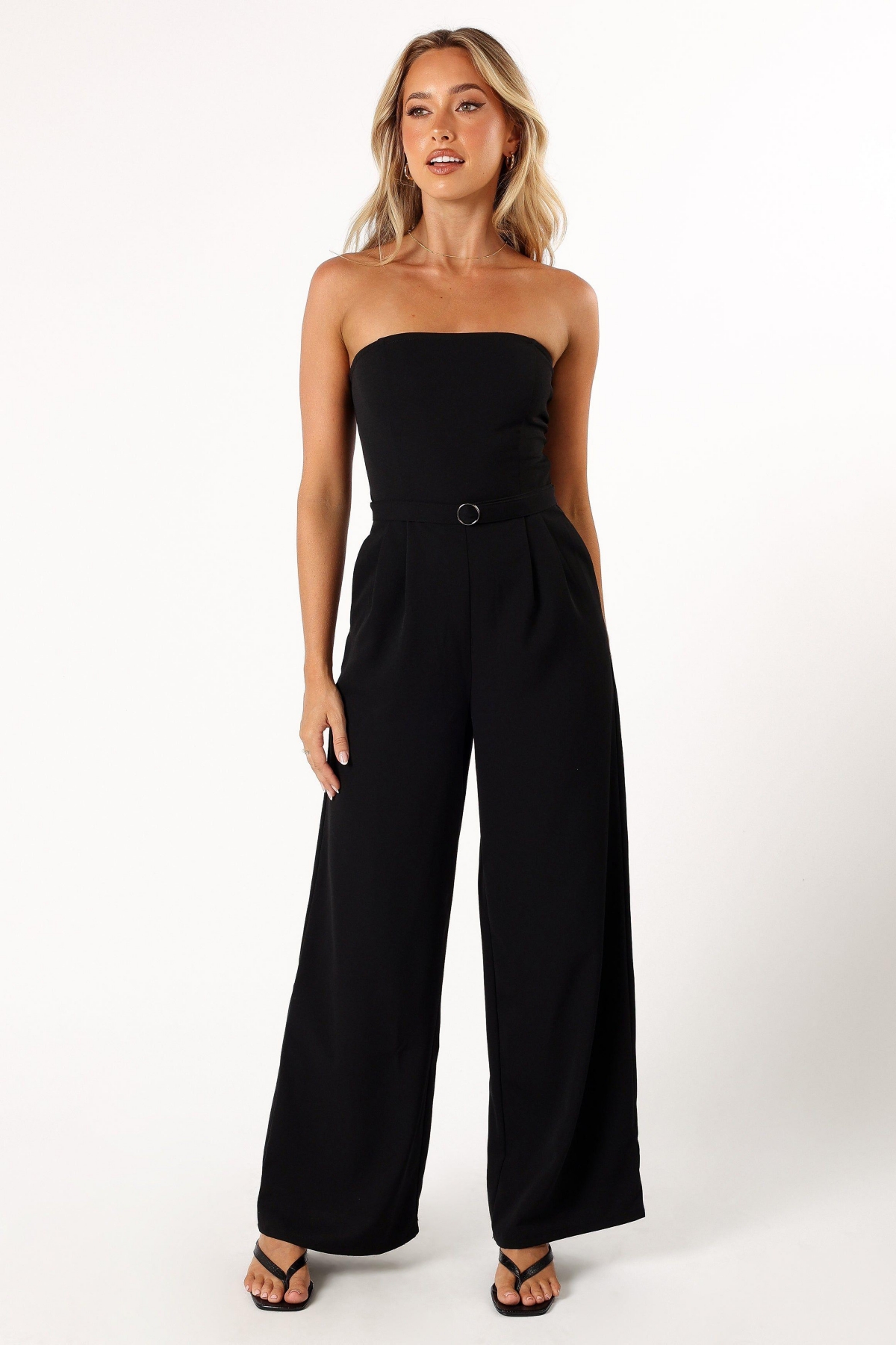 Women's Hansen Strapless Jumpsuit - Black