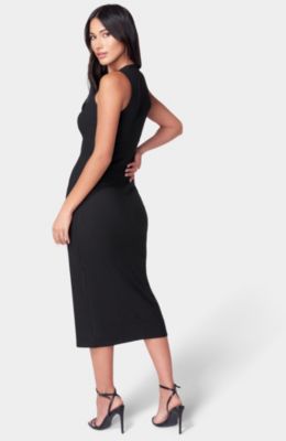 Women's Rib Sleeveless Midi Dress