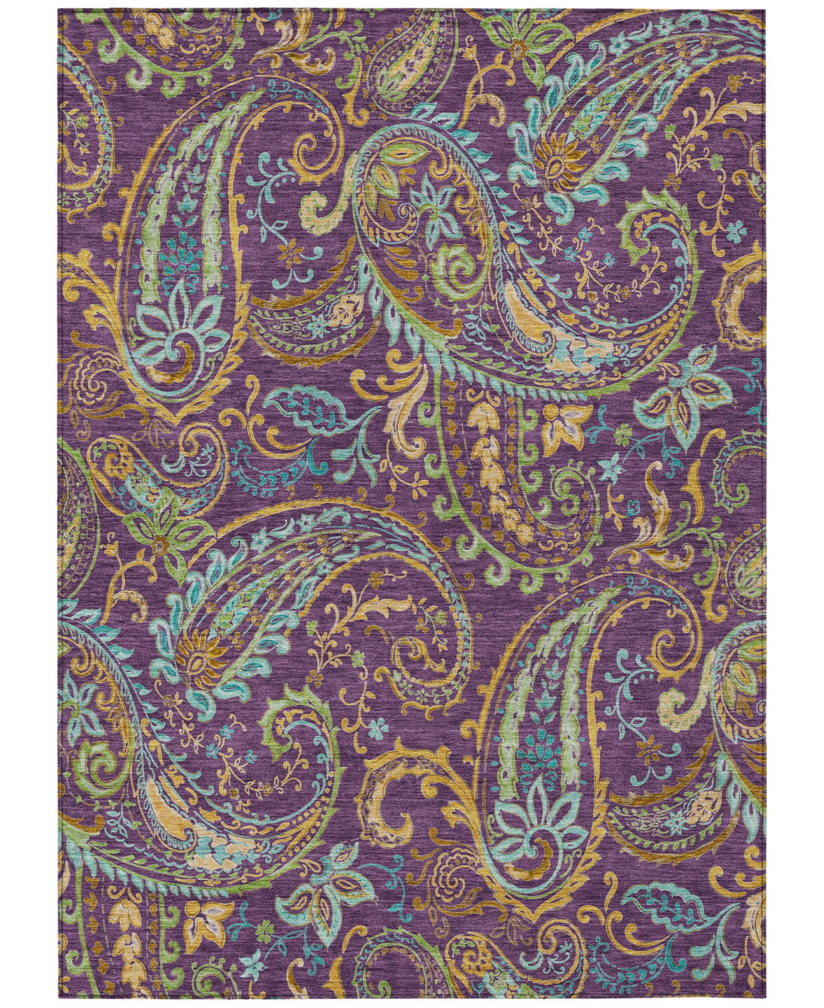 Shop Addison Chantille Machine Washable Acn533 10'x14' Area Rug In Purple