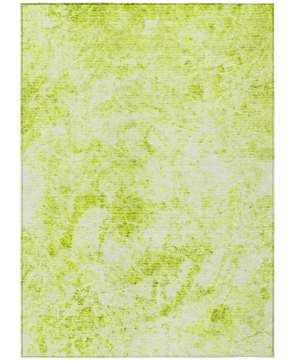 Addison Chantille Machine Washable Acn553 2'6x3'10 Area Rug In Lime