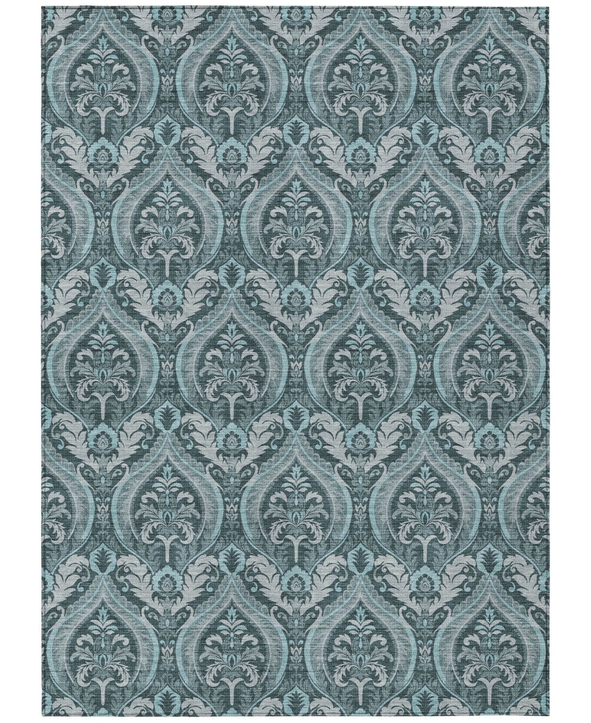Addison Chantille Machine Washable Acn572 8'x10' Area Rug In Ocean