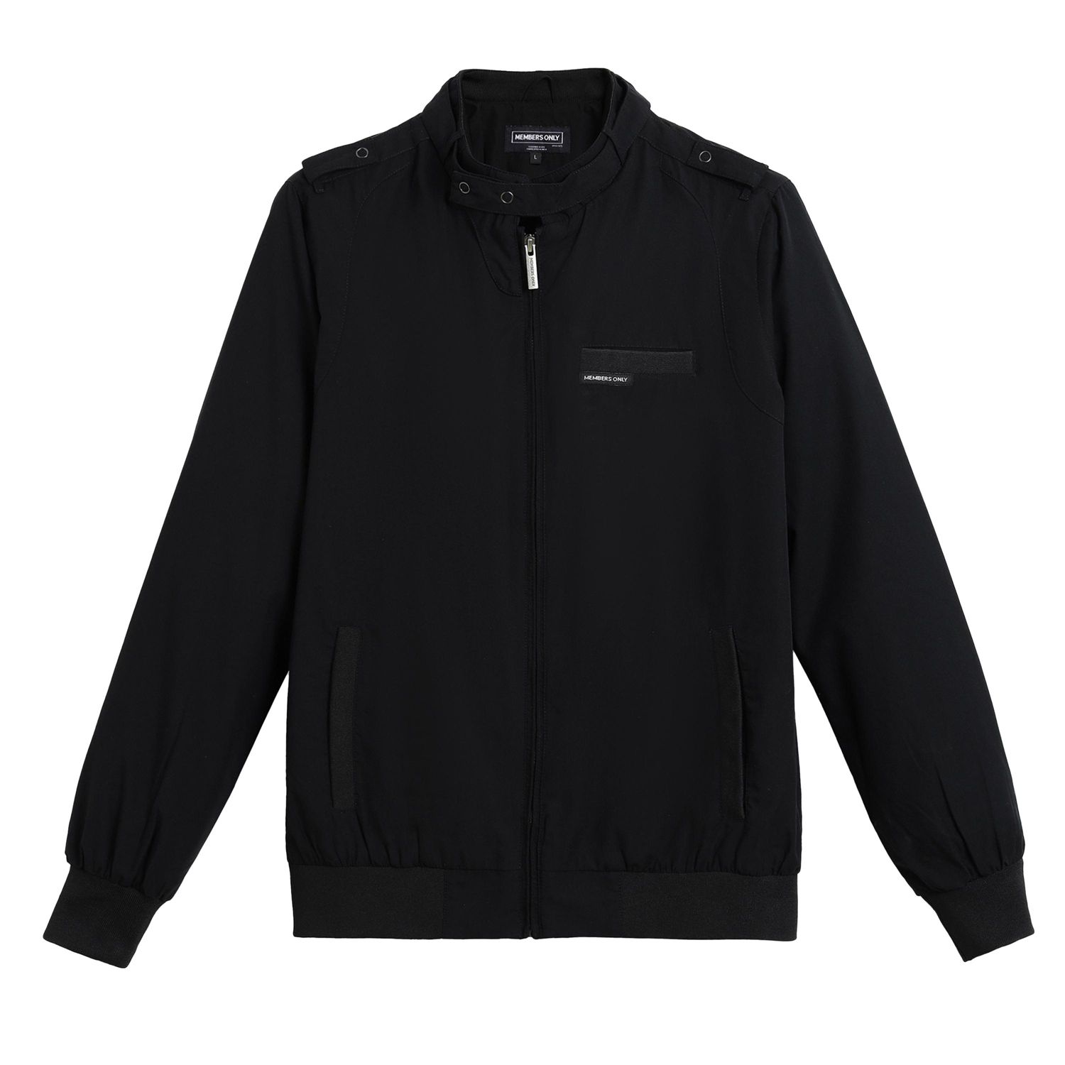 Men's Big & Tall Classic Iconic Racer Jacket (Slim Fit)