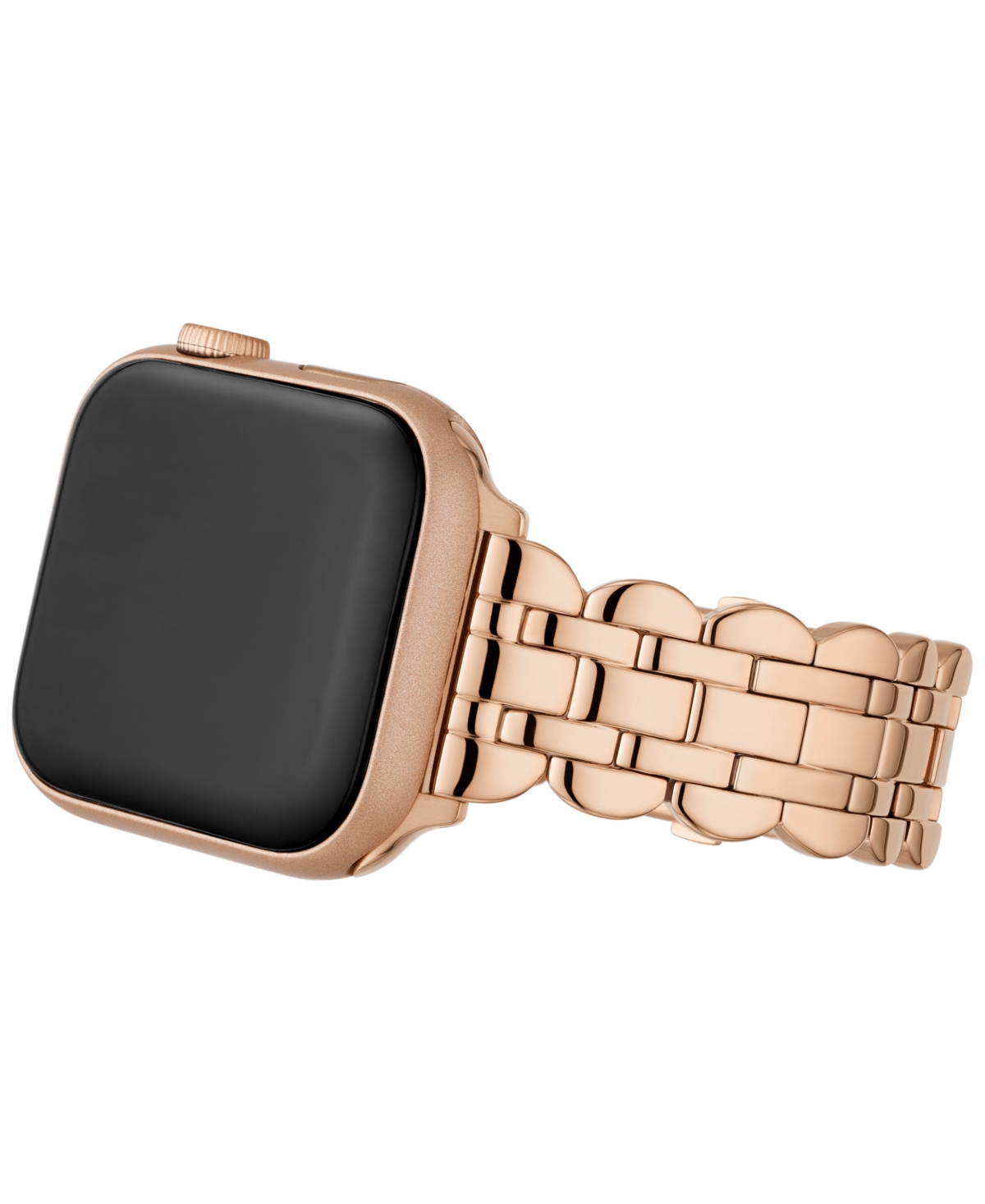 Shop Kate Spade Women's Rose Gold-tone Stainless Steel Band For Apple Watch, 42,44,45,49mm In No Color