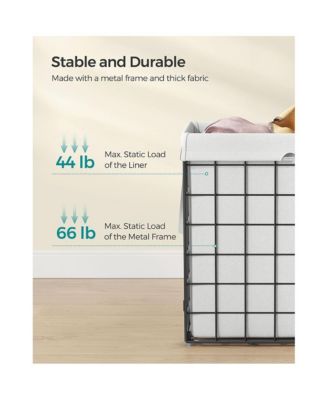 Laundry Hamper,Laundry Basket, Collapsible Clothes Hamper, Removable and Washable Liner