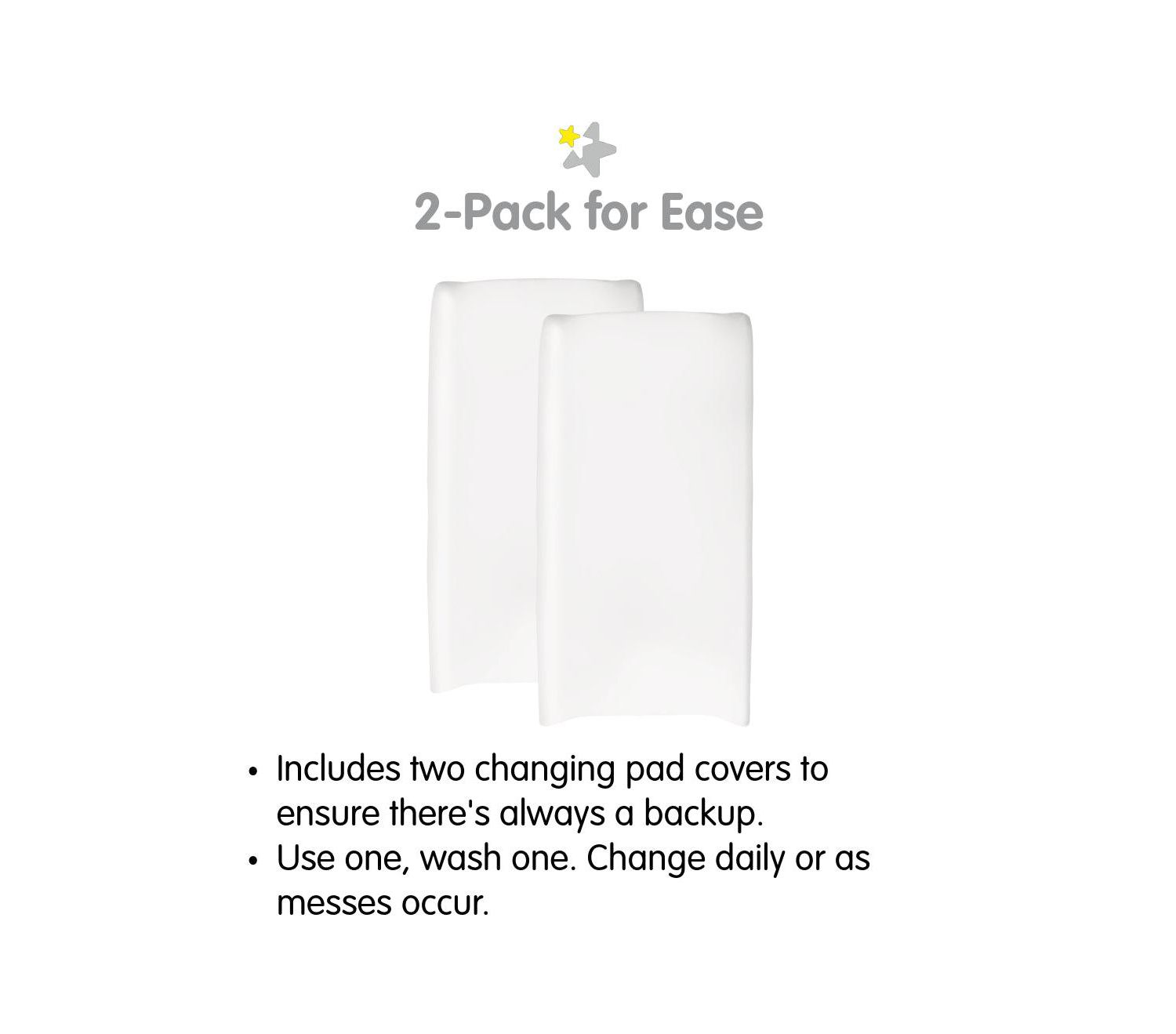 Waterproof Cover, For 32" x 16" Changing Pad (2-Pack))