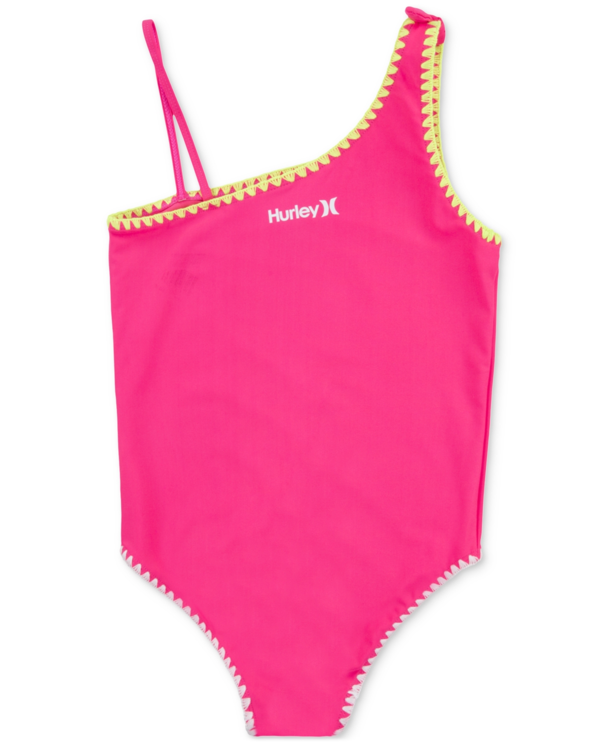 Hurley Big Girls Asymmetrical One-Piece Swimsuit