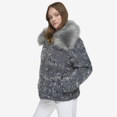 Women's Charleroi Crushed Velvet Down Puffer