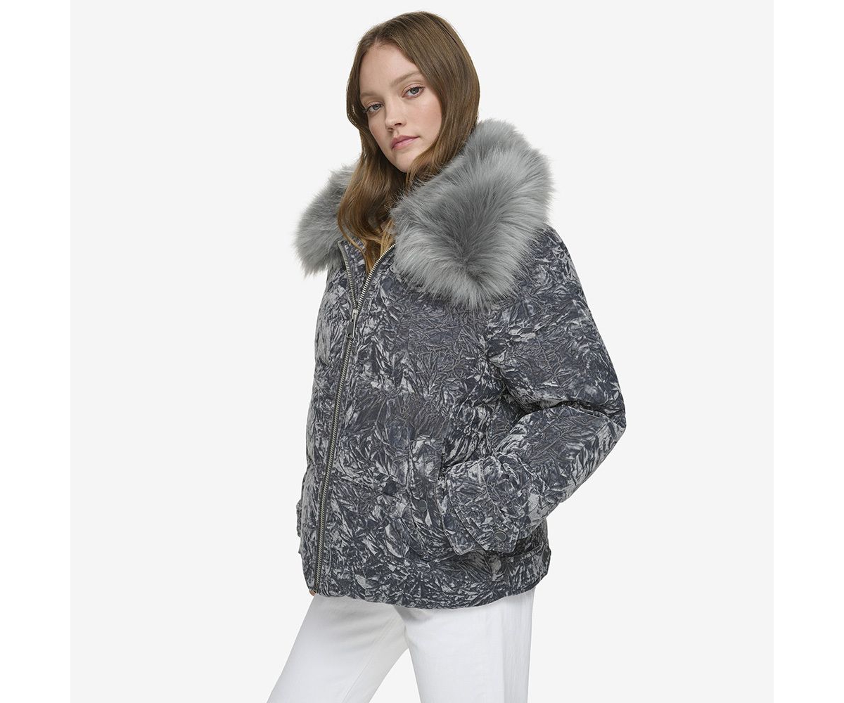 Women's Charleroi Crushed Velvet Down Puffer