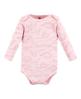 Cotton Long-Sleeve Bodysuits 5-Pack