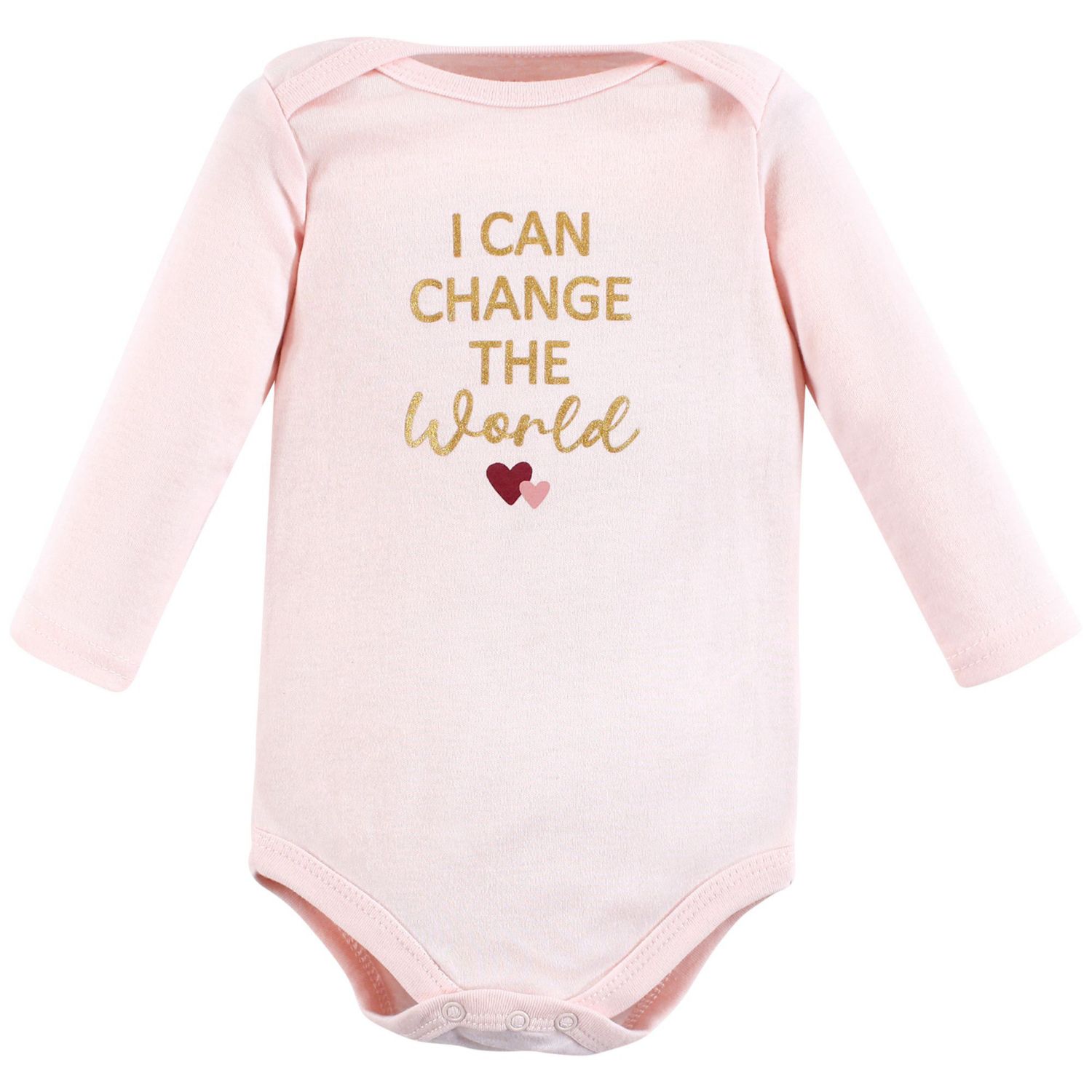 Baby Girls Hudson Cotton Long-Sleeve Bodysuits 7-Pack