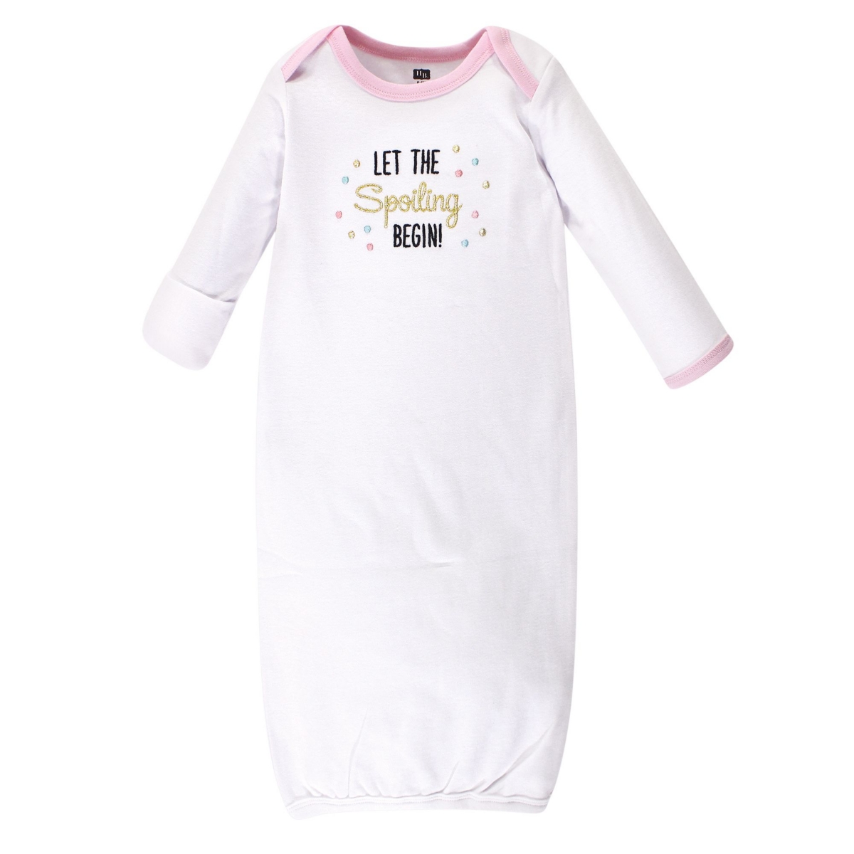 Hudson Baby Baby Girls Cotton Gowns, Months - Princess