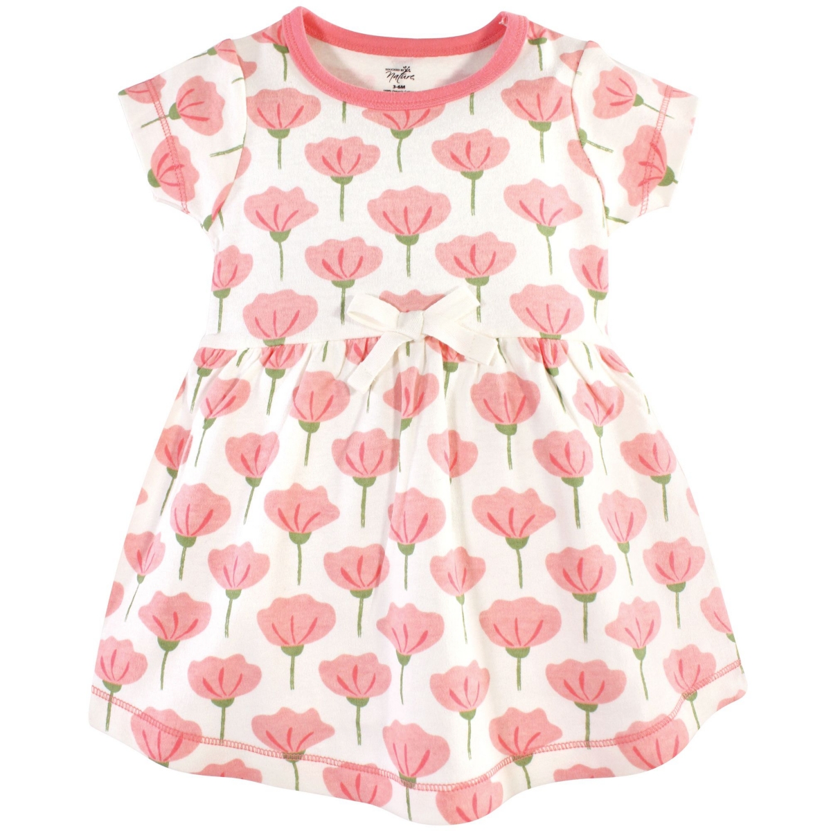 Touched by Nature Baby Girls Natural Cotton Dress and Cardigan