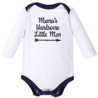 Soft Cotton Long-Sleeve Bodysuit Bundle 5-Count