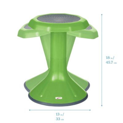 ECR4Kids ACE Active Core Engagement Stool For Kids - 18 Inch Height, Orange, Wobble Stool - View #3