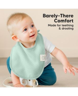 8pk Quin Baby Bibs for Drooling and Teething, Cotton Drool Bibs, Newborn Baby Boys, Baby Girls Bibs