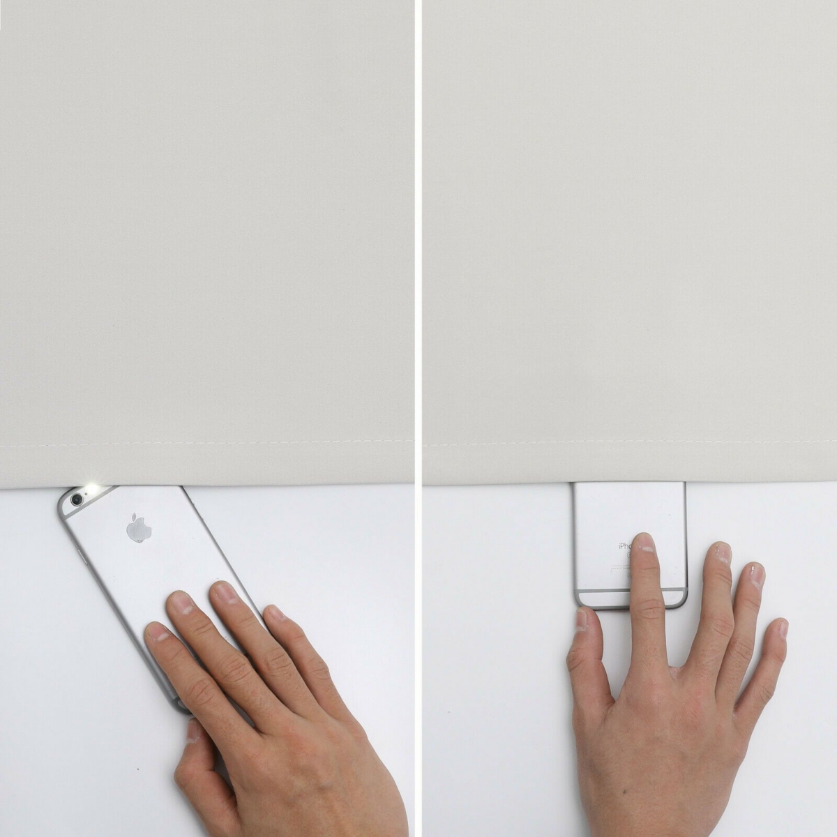 Kate Aurora Hotel Living 2 Pack 100% Blackout Grommet TopCurtain Panels - 50 in. W x 63 in. L,- Ivory beige