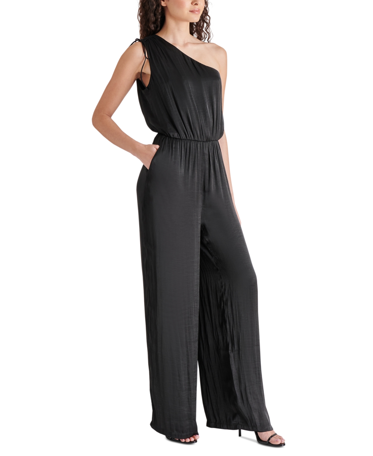 Steve Madden Women's Adele One-Shoulder Jumpsuit