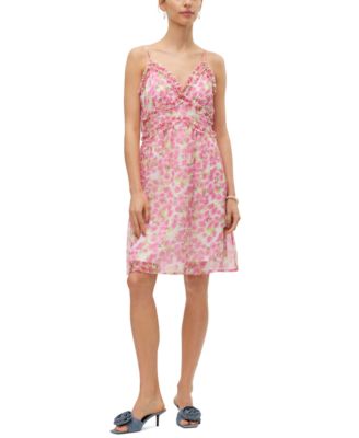 Vero Moda - Women's Smilla Singlet V-Neck Frill Dress