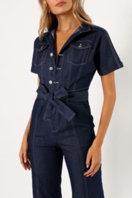 Demi Contrast Stitch Jumpsuit