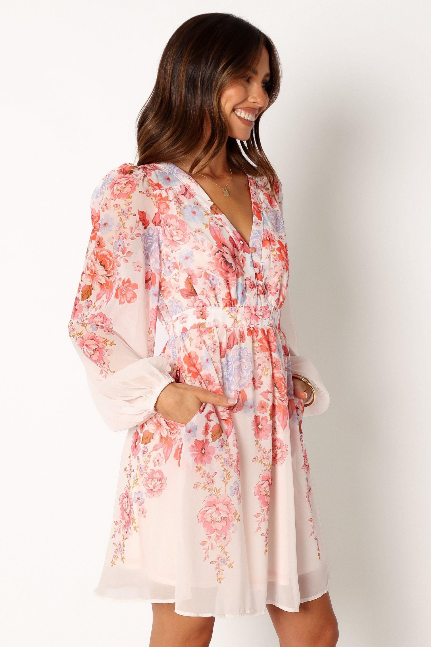 Hattie Long Sleeve Mini Women's Dress