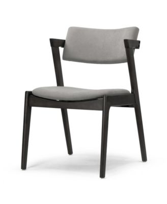 31.3" Auden Rubberwood, Fabric Dining Chair, Set of 2