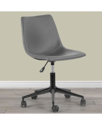 34" Adan Polyester, Metal Task Chair