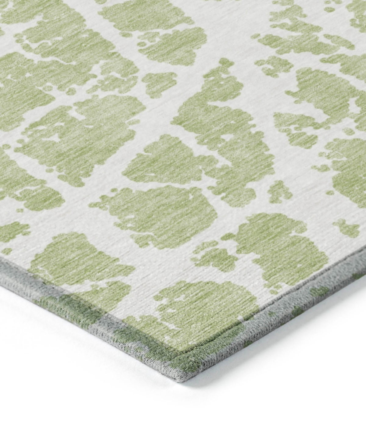 Addison Chantille Machine Washable Acn501 9'x12' Area Rug In Lime