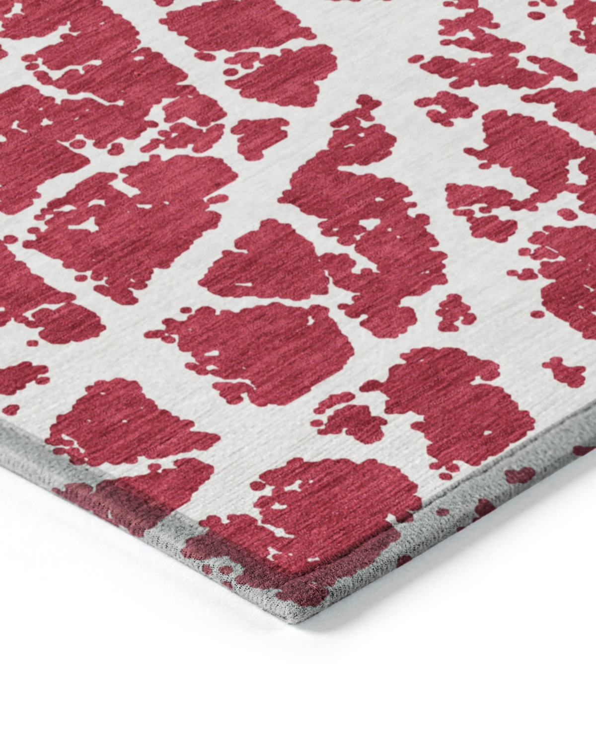 Addison Chantille Machine Washable Acn501 2'6x3'10 Area Rug In Red