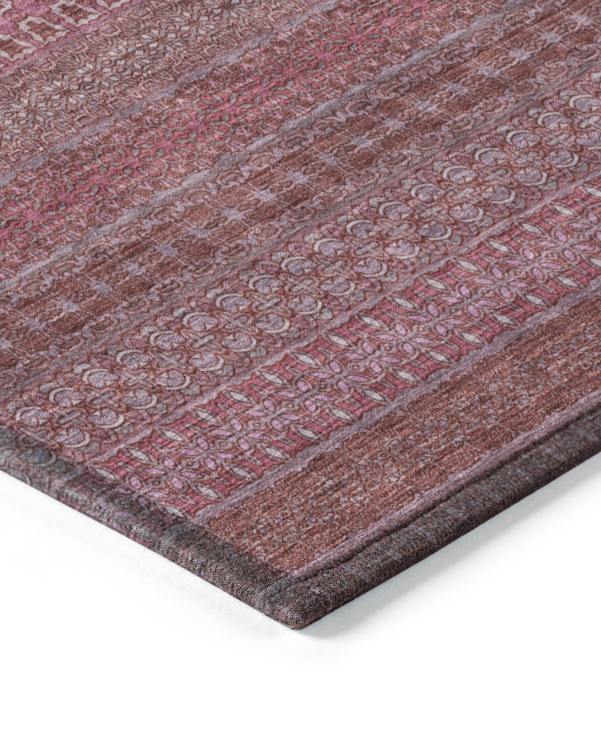 Addison Chantille Machine Washable Acn527 8'x10' Area Rug In Cherry