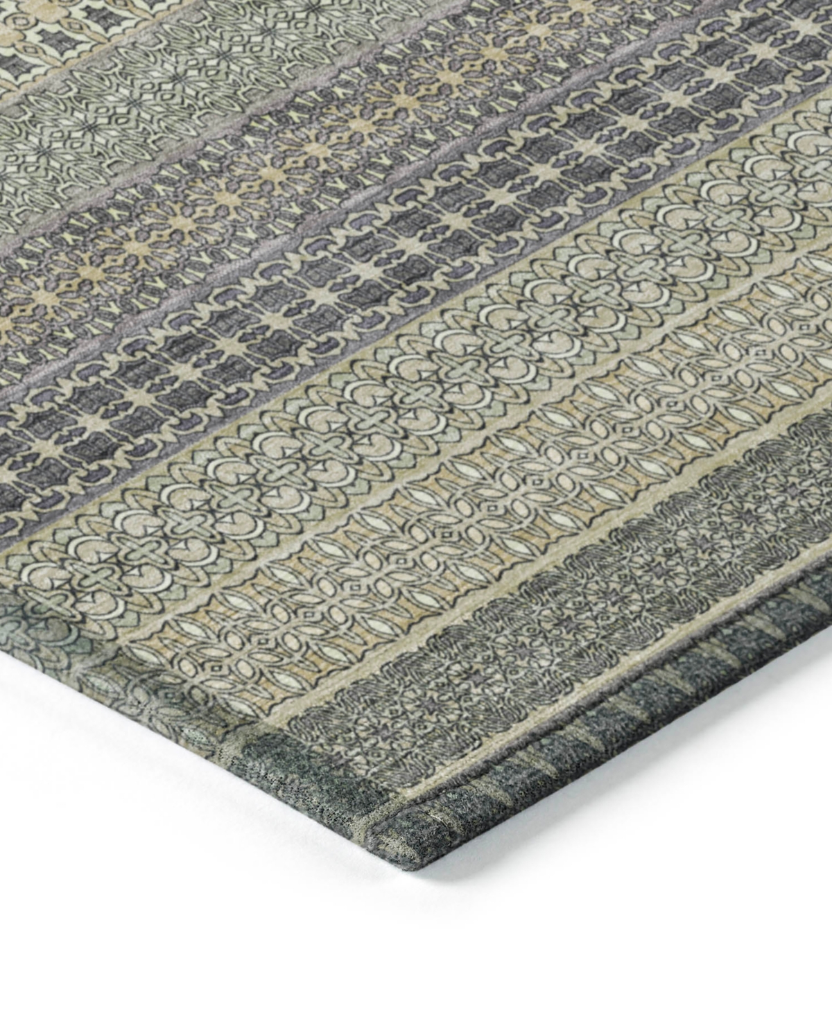 Addison Chantille Machine Washable Acn527 5'x7'6 Area Rug In Green