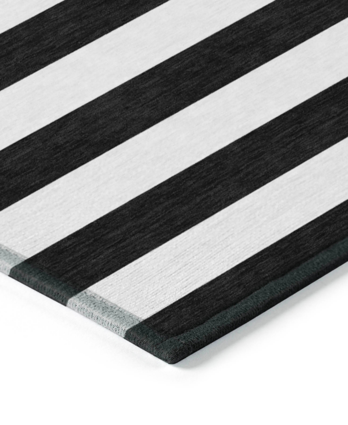 Addison Chantille Machine Washable Acn528 3'x5' Area Rug In Black