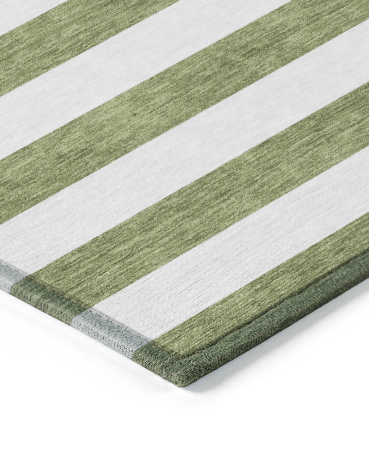 Addison Chantille Machine Washable Acn528 8'x10' Area Rug In Olive