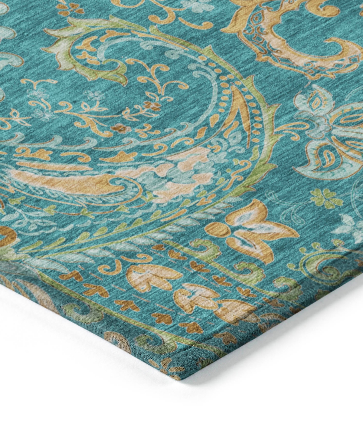 Addison Chantille Machine Washable Acn533 10'x14' Area Rug In Ocean
