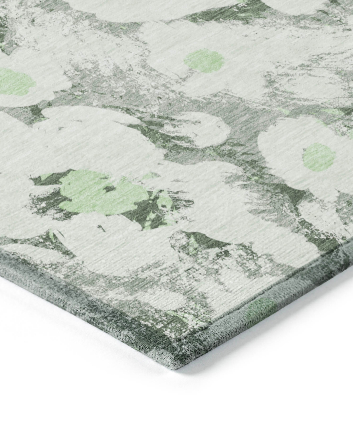 Shop Addison Chantille Machine Washable Acn538 8'x8' Round Area Rug In Lime