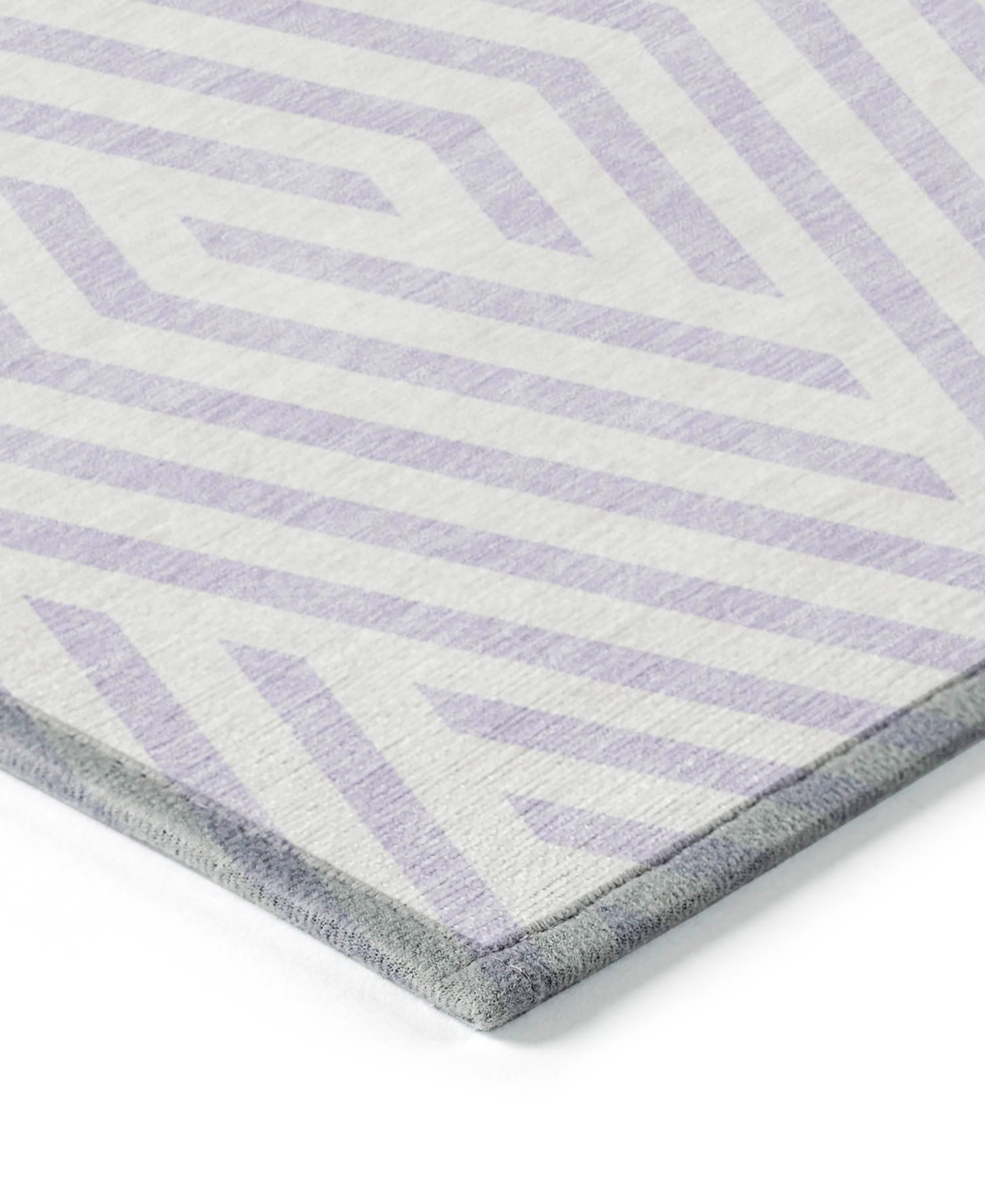 Addison Chantille Machine Washable Acn550 2'6x3'10 Area Rug In Lavender
