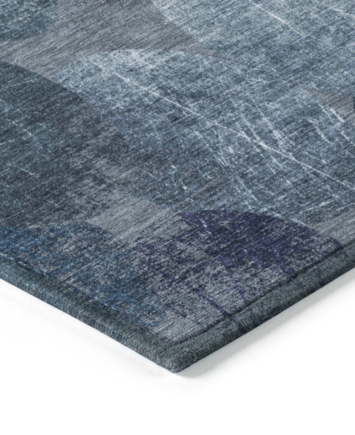 Addison Chantille Machine Washable Acn556 2'3x7'6 Runner Area Rug In Blue
