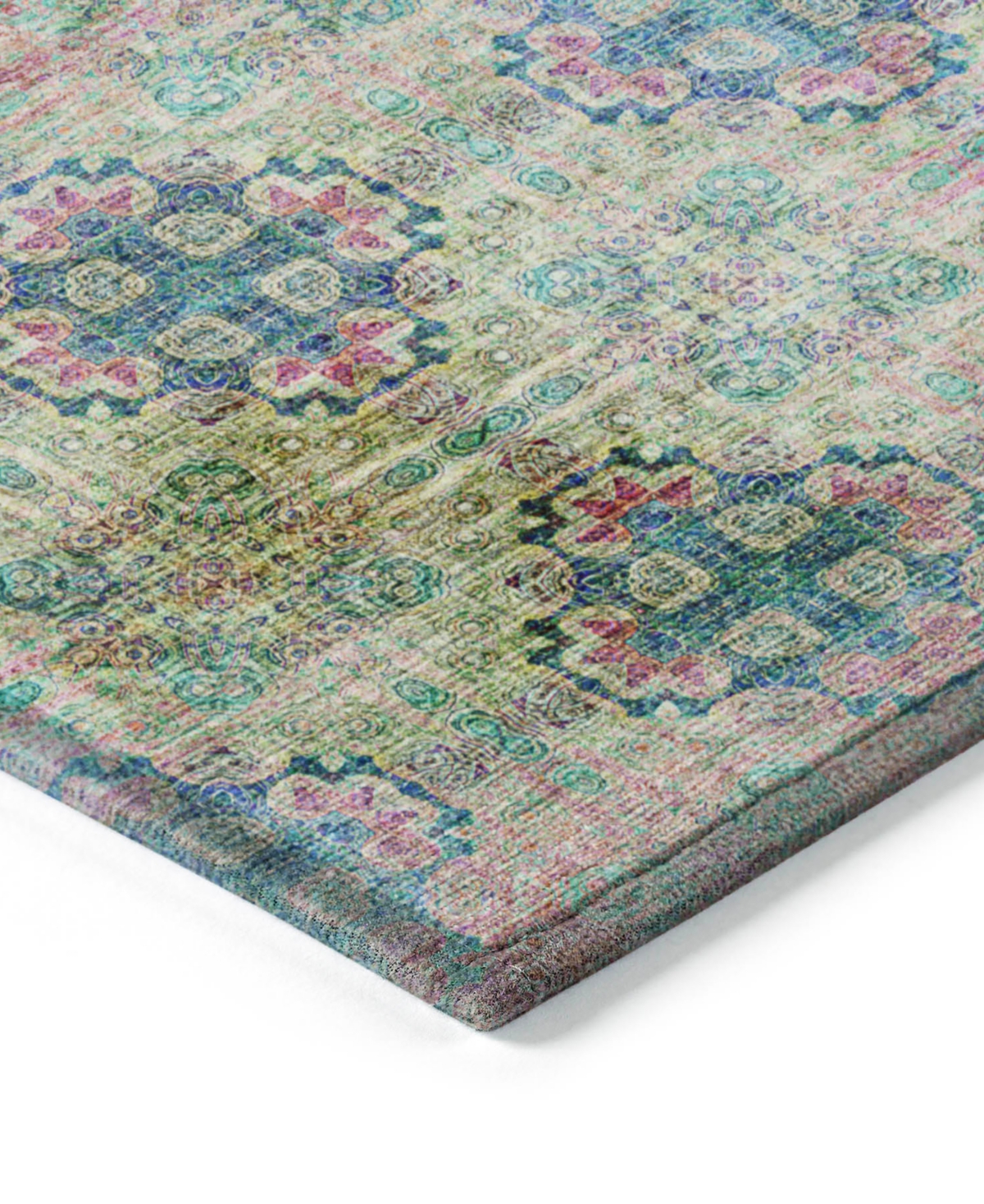 Addison Chantille Machine Washable Acn557 9'x12' Area Rug In Green