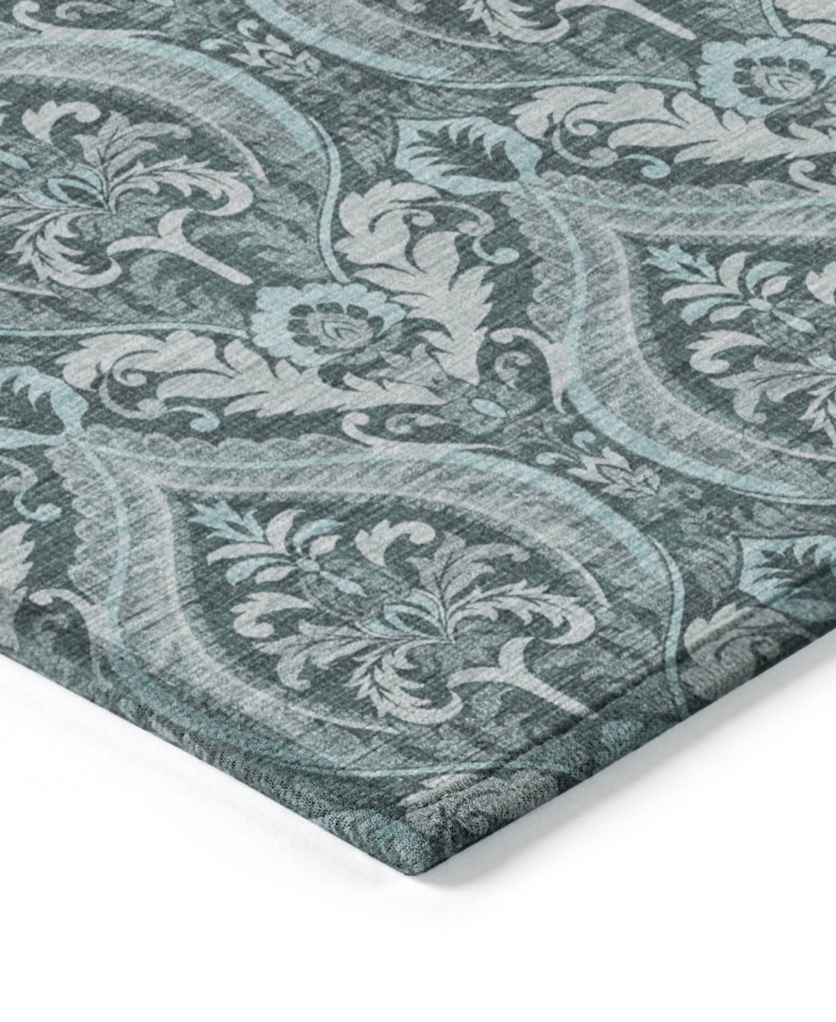 Addison Chantille Machine Washable Acn572 8'x10' Area Rug In Ocean