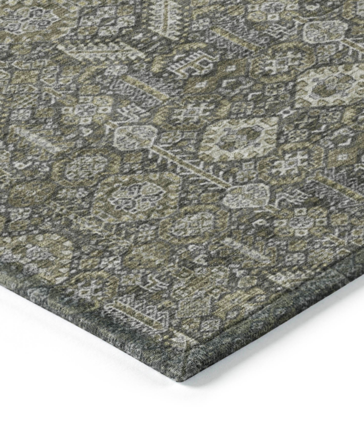 Addison Chantille Machine Washable Acn574 2'3x7'6 Runner Area Rug In Taupe