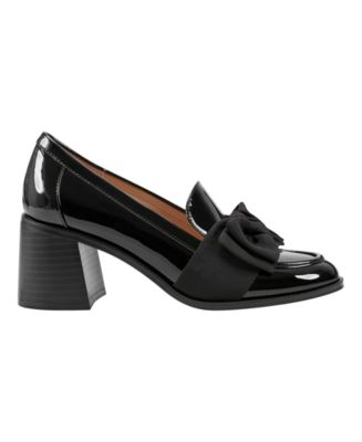 Women's Korrar Bow Stacked Block Heel Loafers