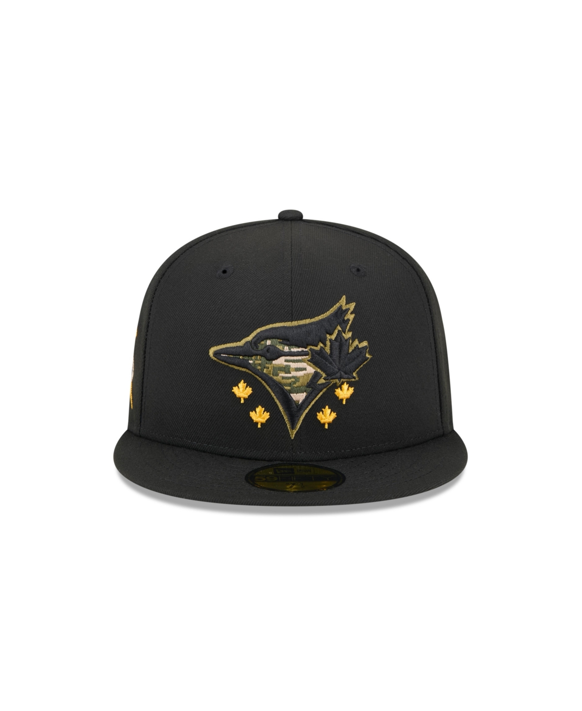 NEW ERA MEN'S BLACK TORONTO BLUE JAYS 2024 ARMED FORCES DAY ON-FIELD 59FIFTY FITTED HAT