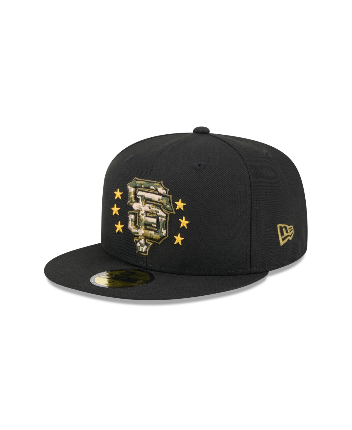 Men's Black San Francisco Giants 2024 Armed Forces Day On-Field 59FIFTY Fitted Hat - Black
