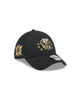 Men's Black Milwaukee Brewers 2024 Armed Forces Day 39THIRTY Flex Hat