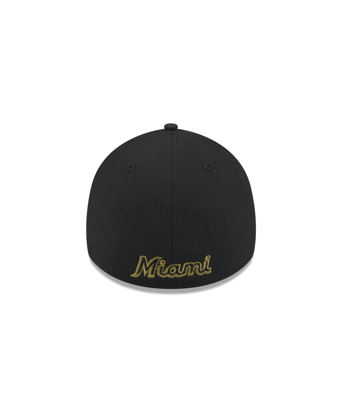 New Era Men'sMiami Marlins 2024 Armed Forces Day 39THIRTY Flex Hat - Black