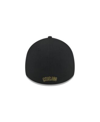 Men's Black Chicago Cubs 2024 Armed Forces Day 39THIRTY Flex Hat