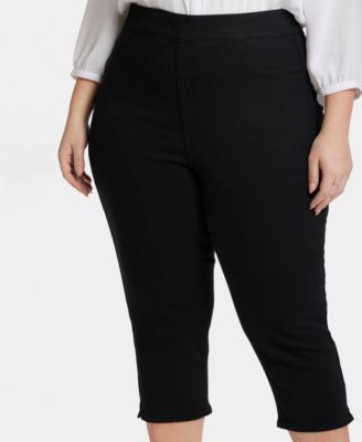 Plus Size Dakota Crop Pull-On Jeans