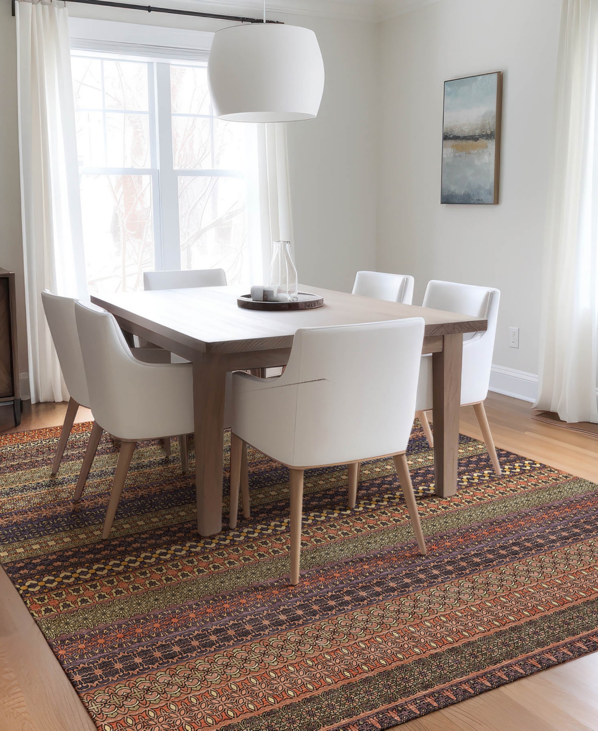Addison Chantille Machine Washable Acn527 8'x10' Area Rug In Multi