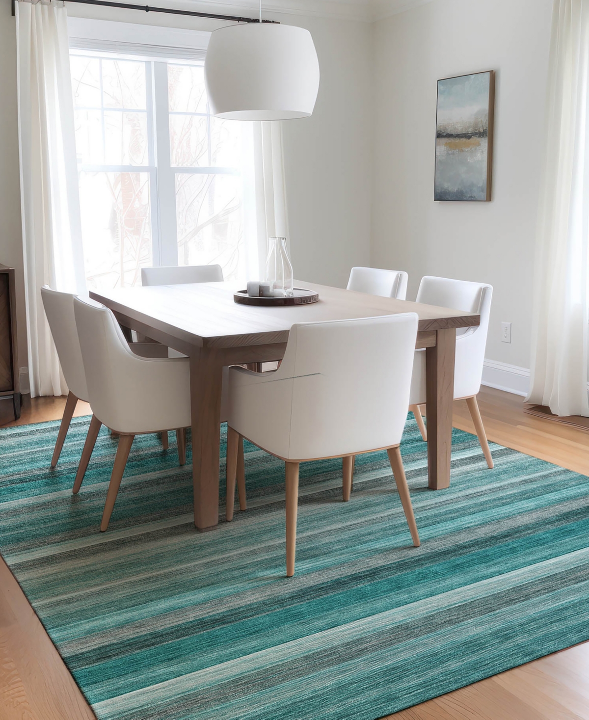 Addison Chantille Machine Washable Acn535 10'x14' Area Rug In Ocean